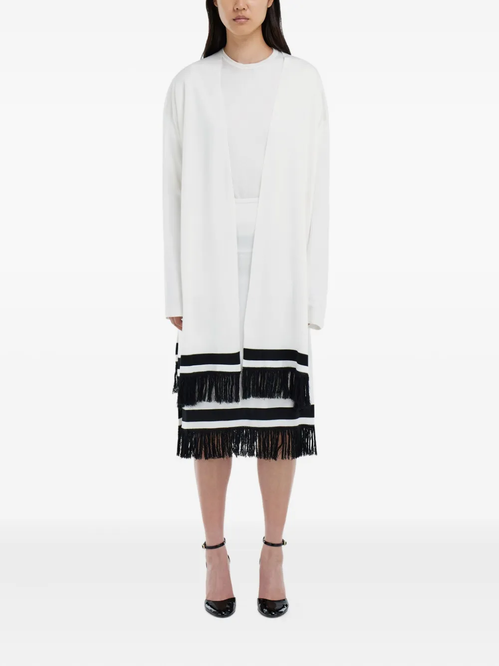  Ferragamo Knitted T-shirt - White 