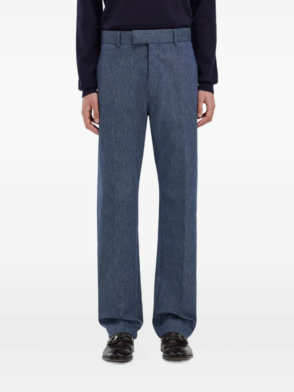 Ferragamo Asymmetrische pantalon Blauw