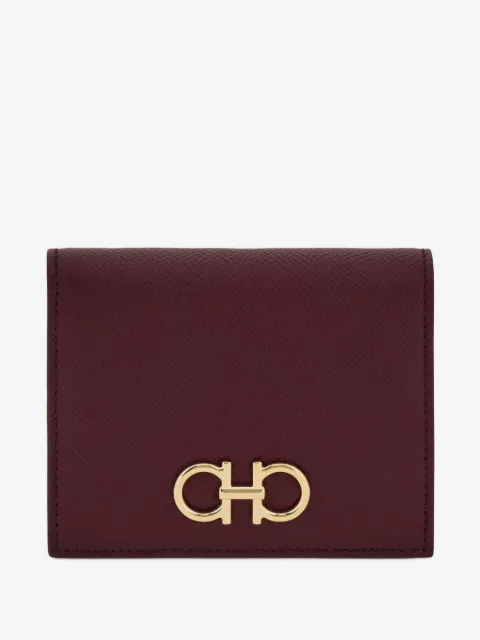 Ferragamo Gancini buckle compact wallet