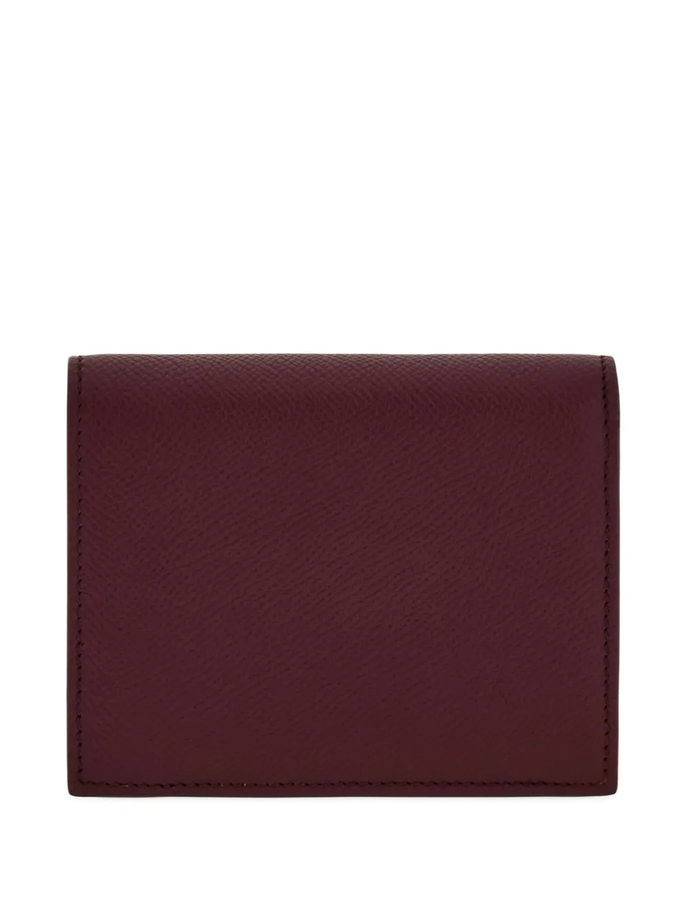 Ferragamo Gancini Buckle Compact Wallet In Purple