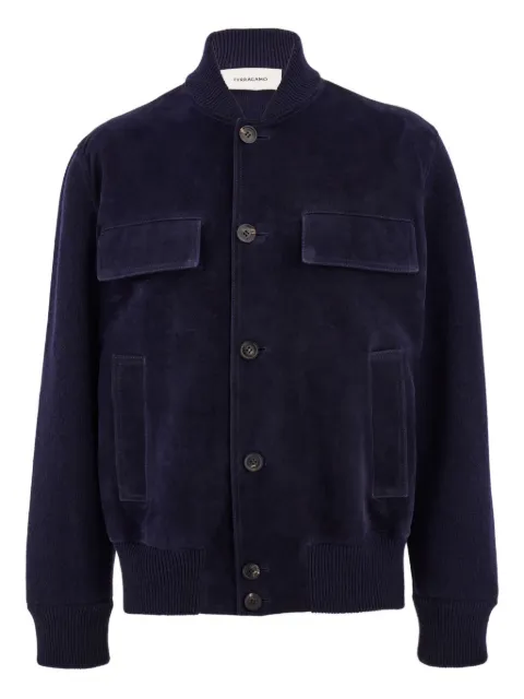 Ferragamo long-sleeve bomber jacket