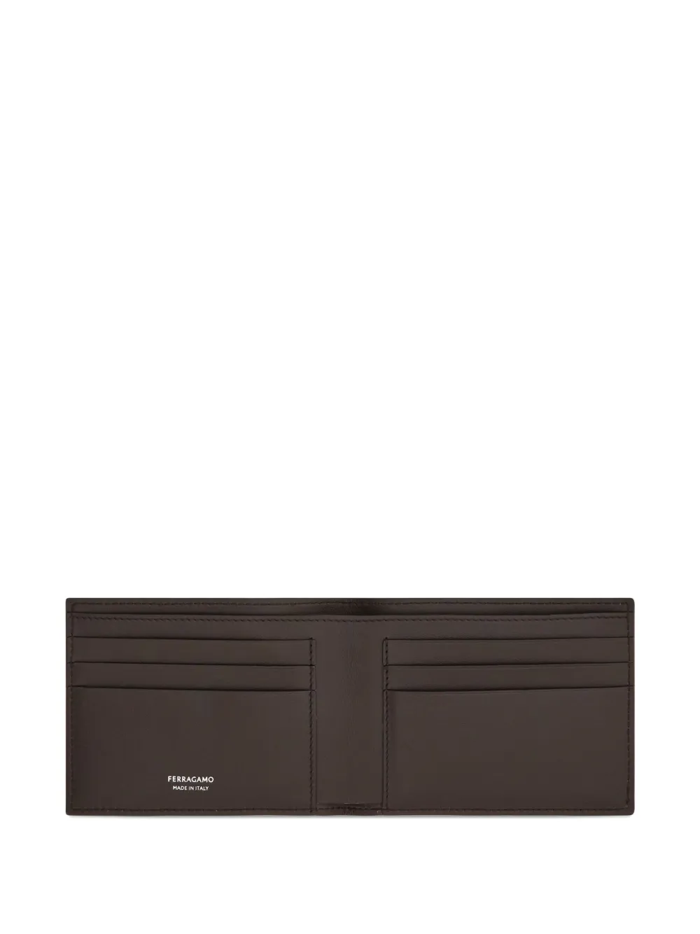 Ferragamo Leren portemonnee Bruin