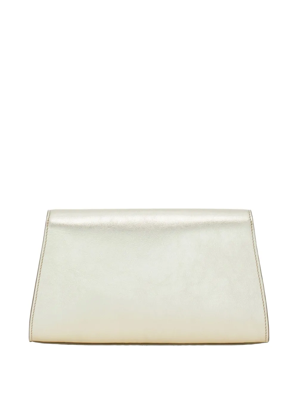 Ferragamo Mini Multi-pocket Clutch Bag In Metallic