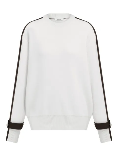 Ferragamo buckle-trim crew-neck sweater