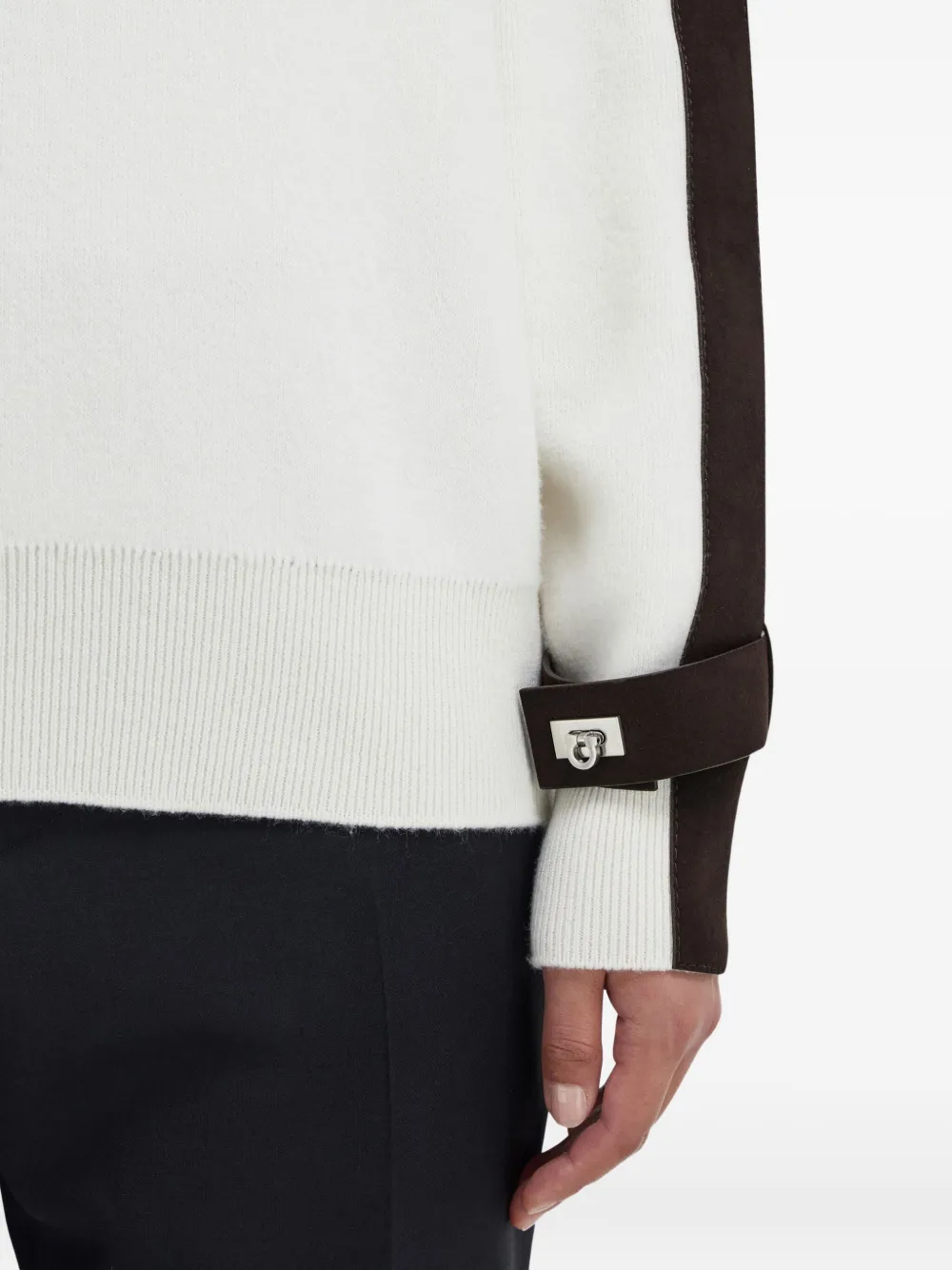 Ferragamo Trui met ronde hals Wit