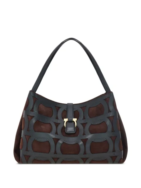 Ferragamo Gancini-overlay tote bag