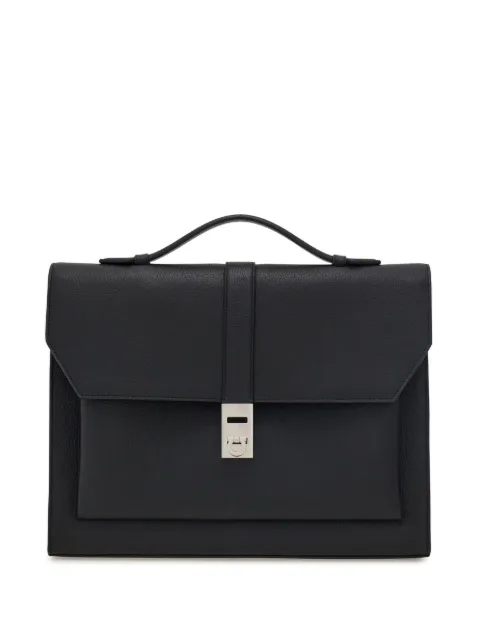 Ferragamo clasp textured Hug briefcase