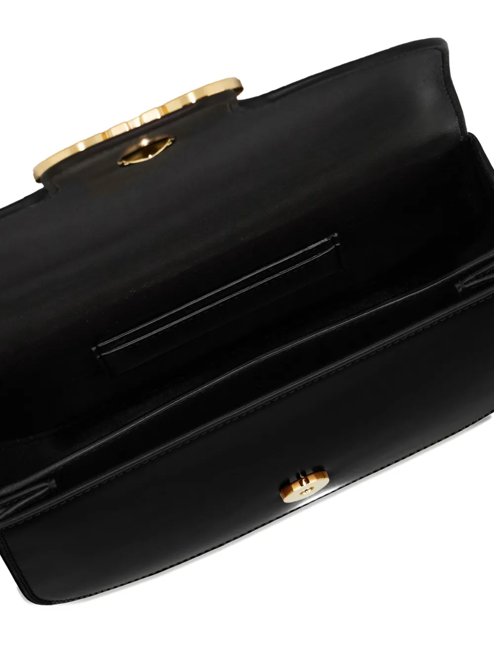 Ferragamo Gancini Flap Crossbody Bag In Black