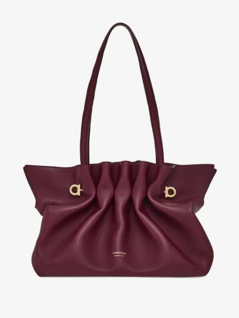 Ferragamo bolsa de hombro Gancini mediana