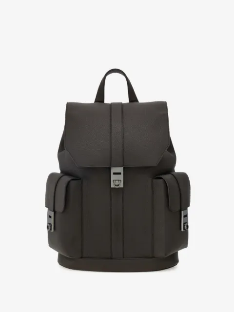 Ferragamo 아머드 레더 유틸리티 백팩