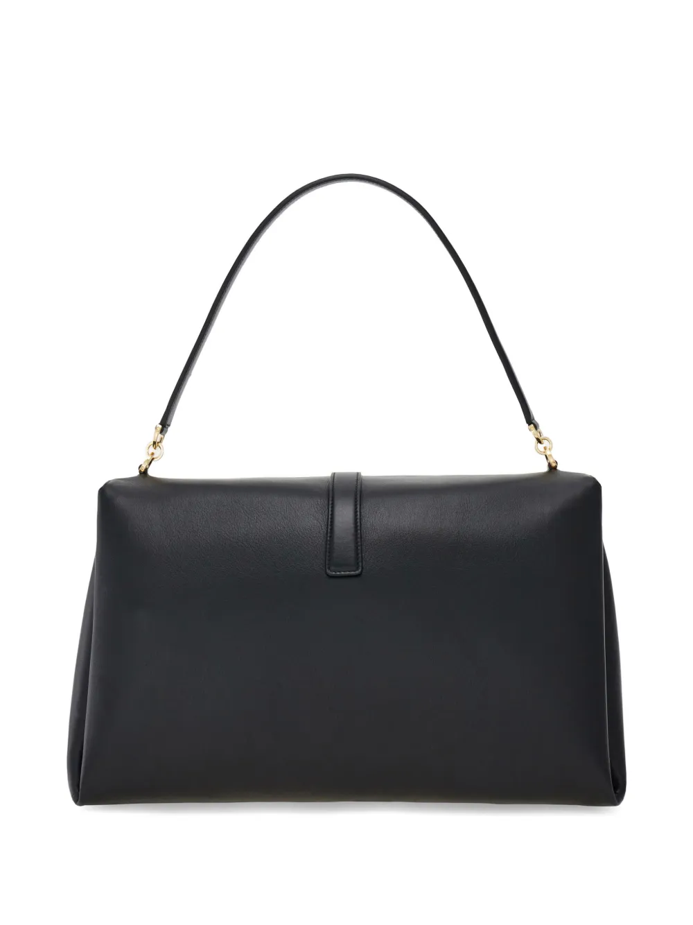 Ferragamo Grote schoudertas met klep Zwart