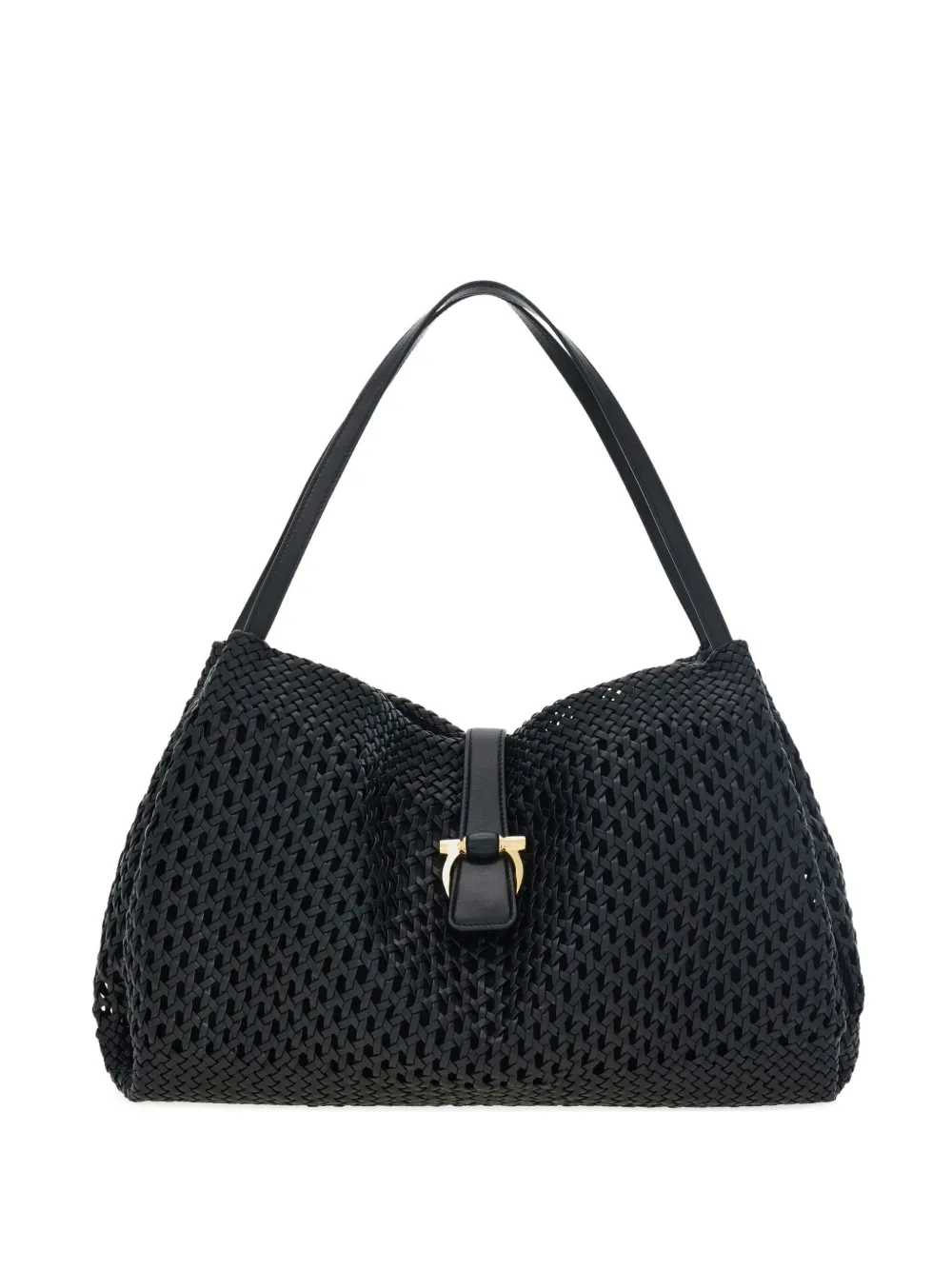 Ferragamo Borsa tote grande - Nero