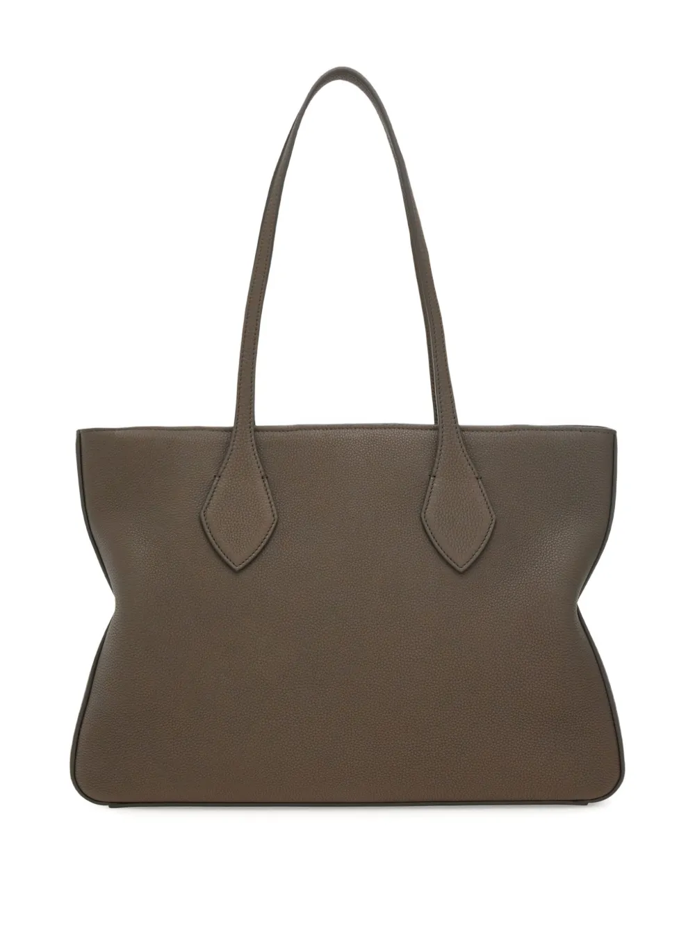 Ferragamo Medium Star-shaped Leather Tote Bag In Brown