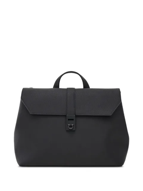 Ferragamo Hug buckle hybrid briefcase-backpack-messenger