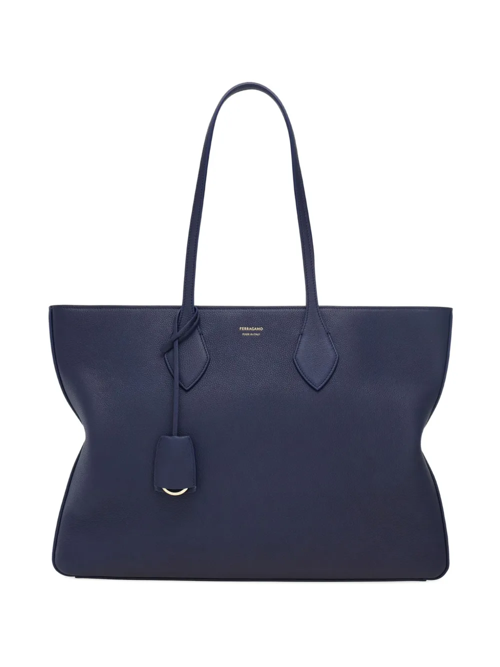 Ferragamo Large Star-shaped Top-zip Tote Bag In Blue