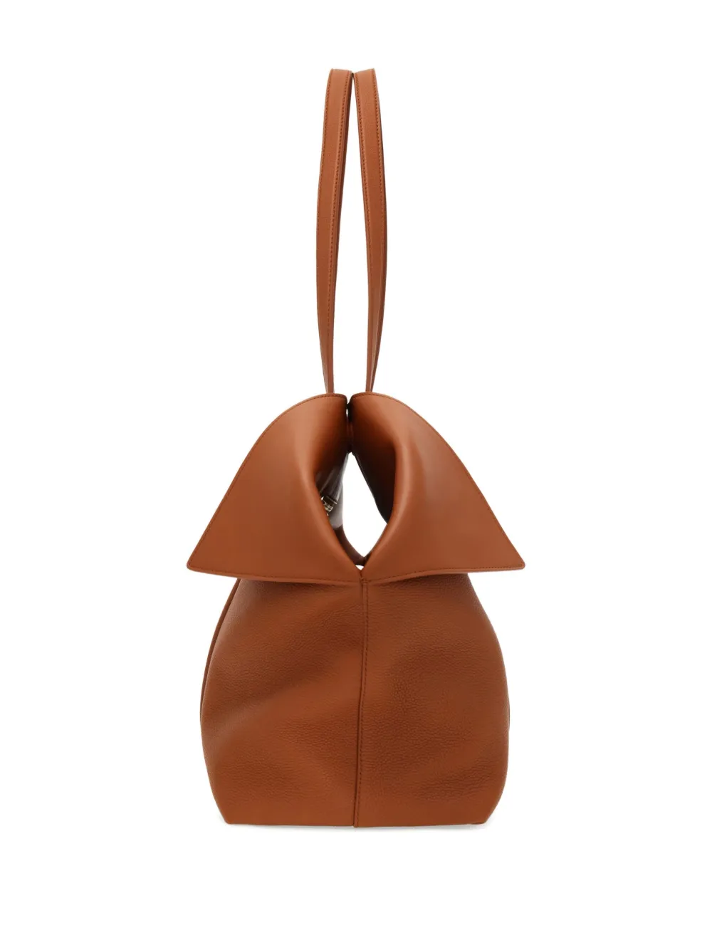 Ferragamo Large Open-top Tote Bag In Brown
