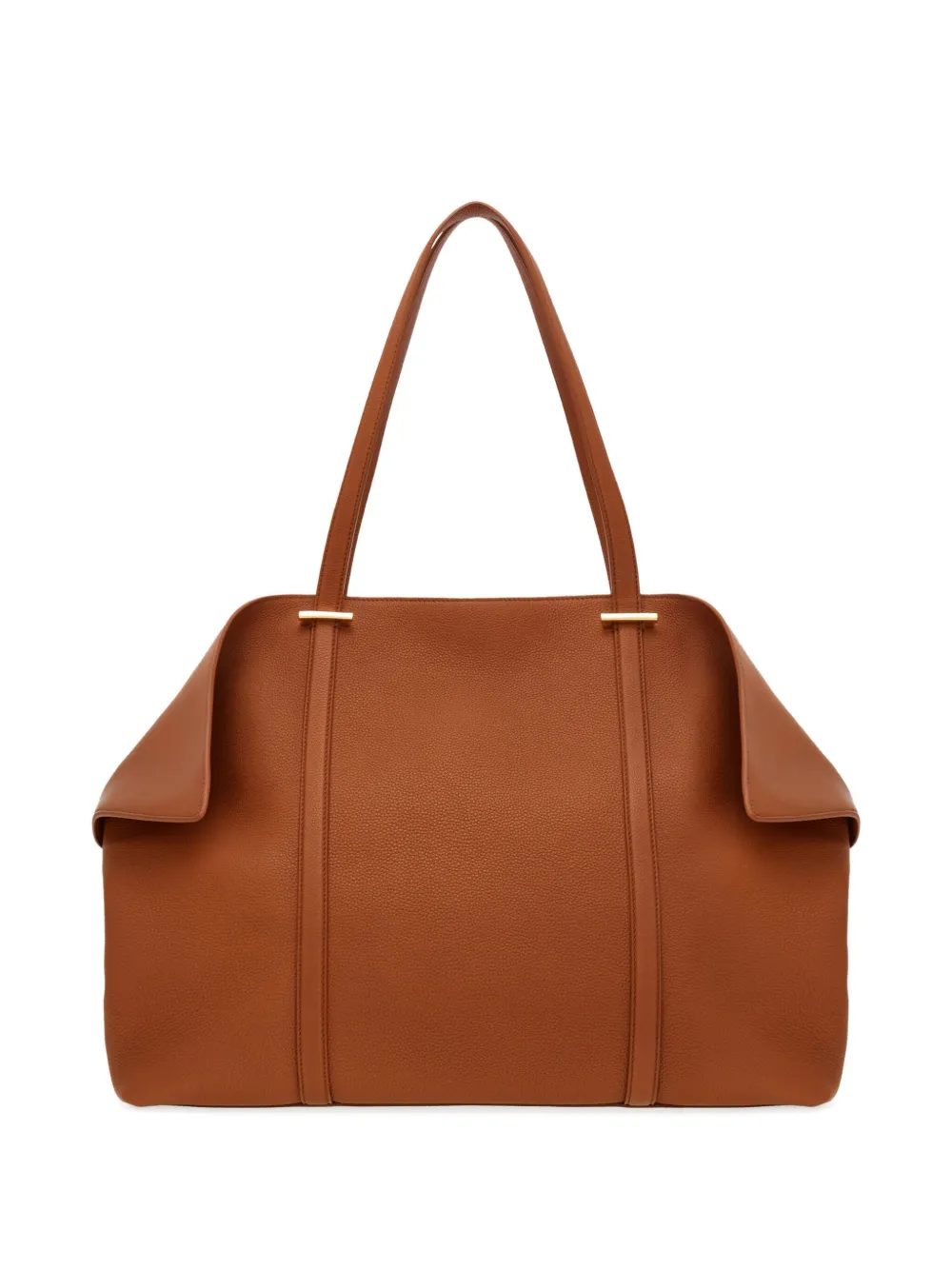 Ferragamo Large Open-top Tote Bag In Brown