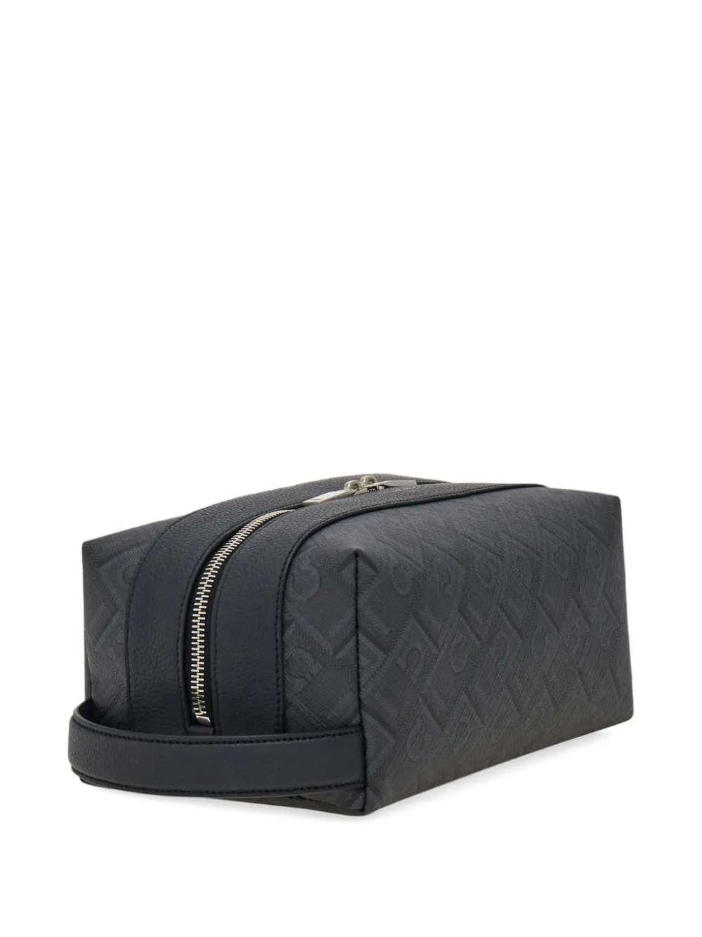  Ferragamo Monogram Wash Bag - Black 