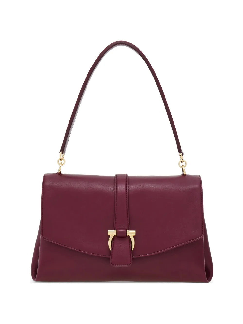 Ferragamo front flap sholder bag (S) - Rosso
