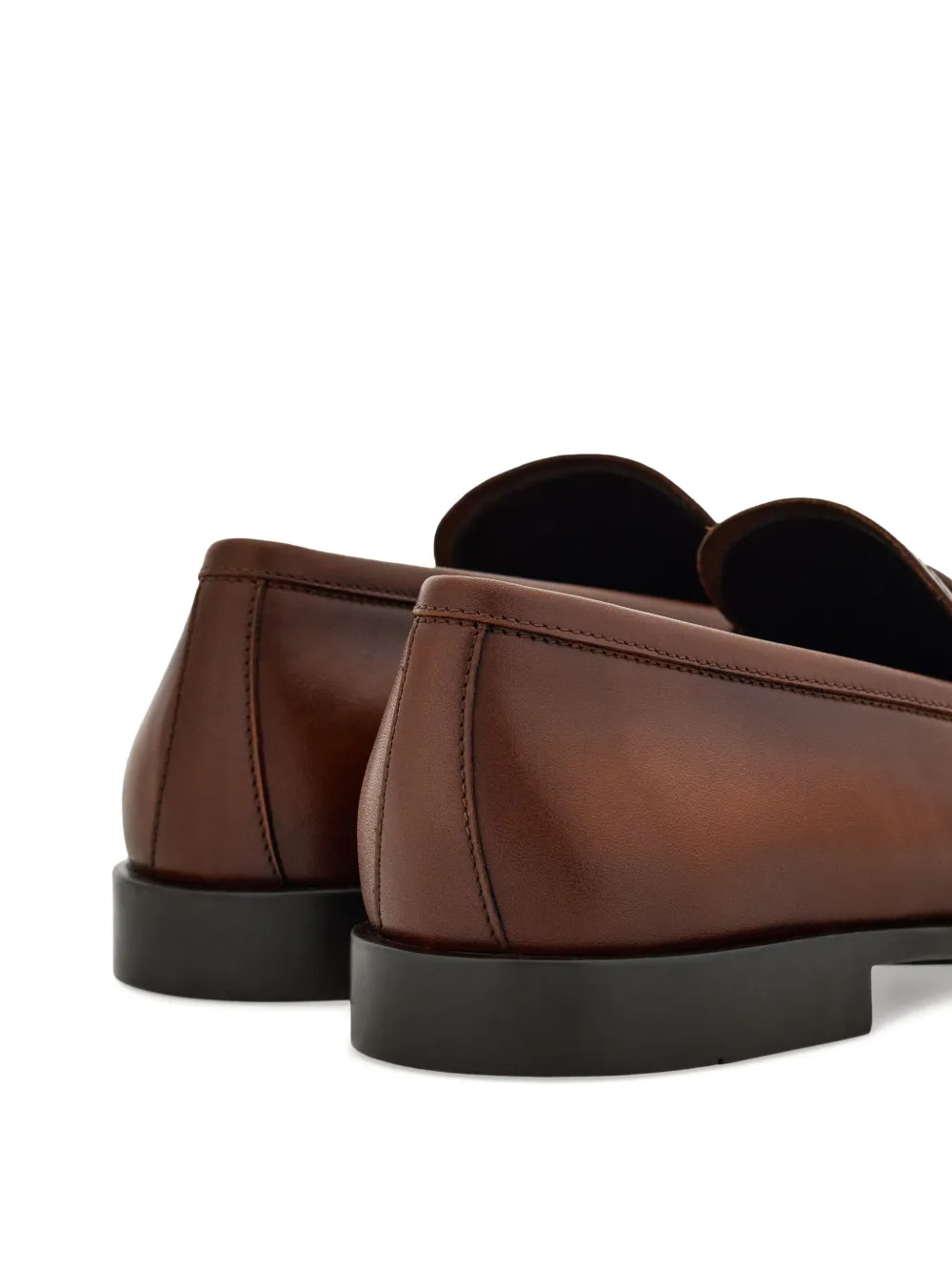 Ferragamo Loafers met Gancini-gesp Bruin