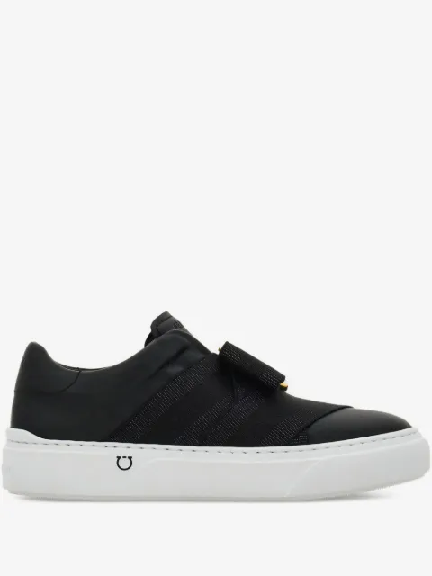 slip on sneakers with maxi bow detail