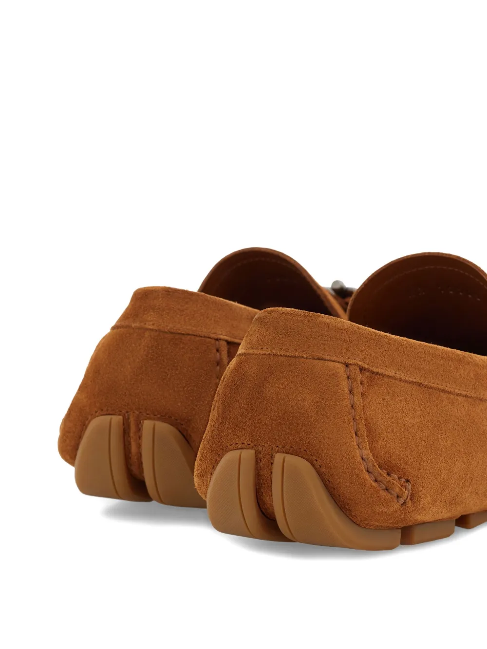 Ferragamo Loafers met Gancini-gesp Bruin