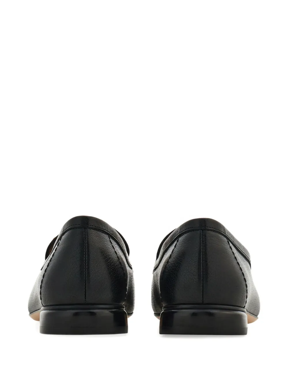 Ferragamo Gancio loafers met franje Zwart