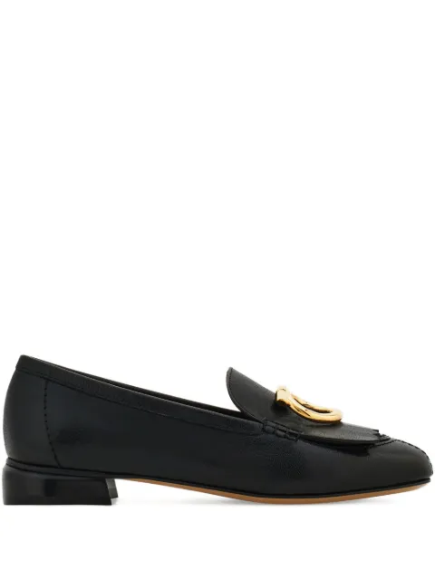 Ferragamo Gancini fringed loafers