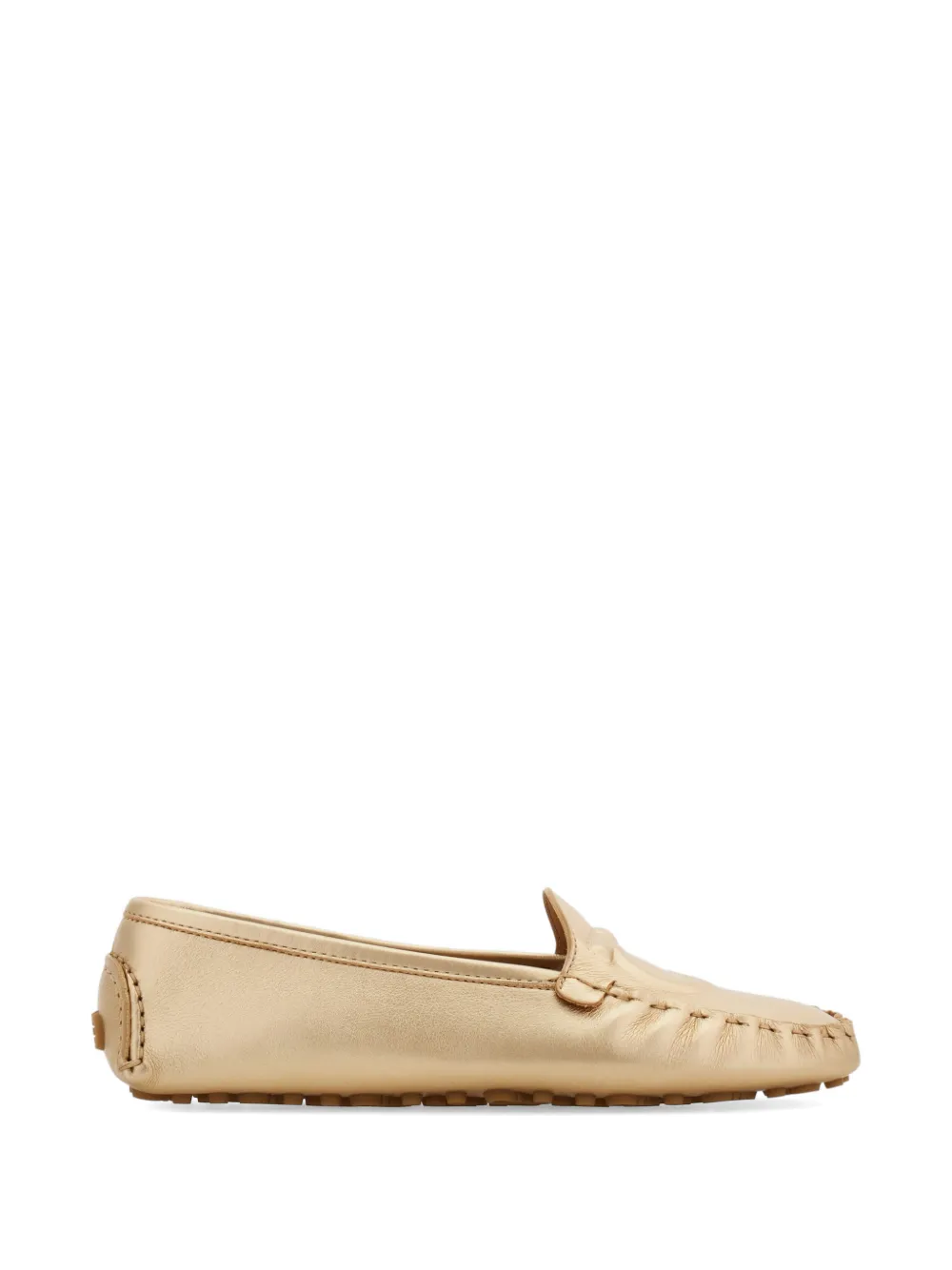 Ferragamo Gancini driver loafer - Oro