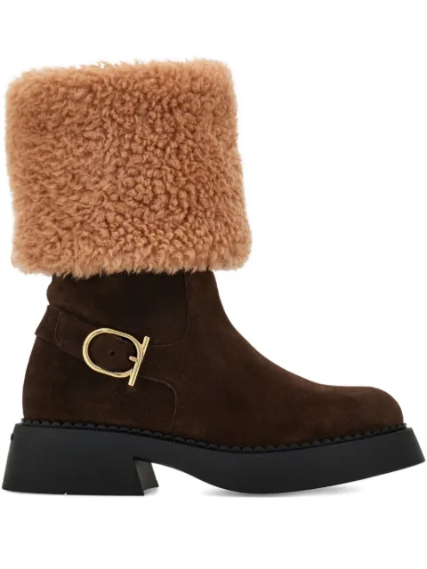 Ferragamo buckle-detailing ankle boots