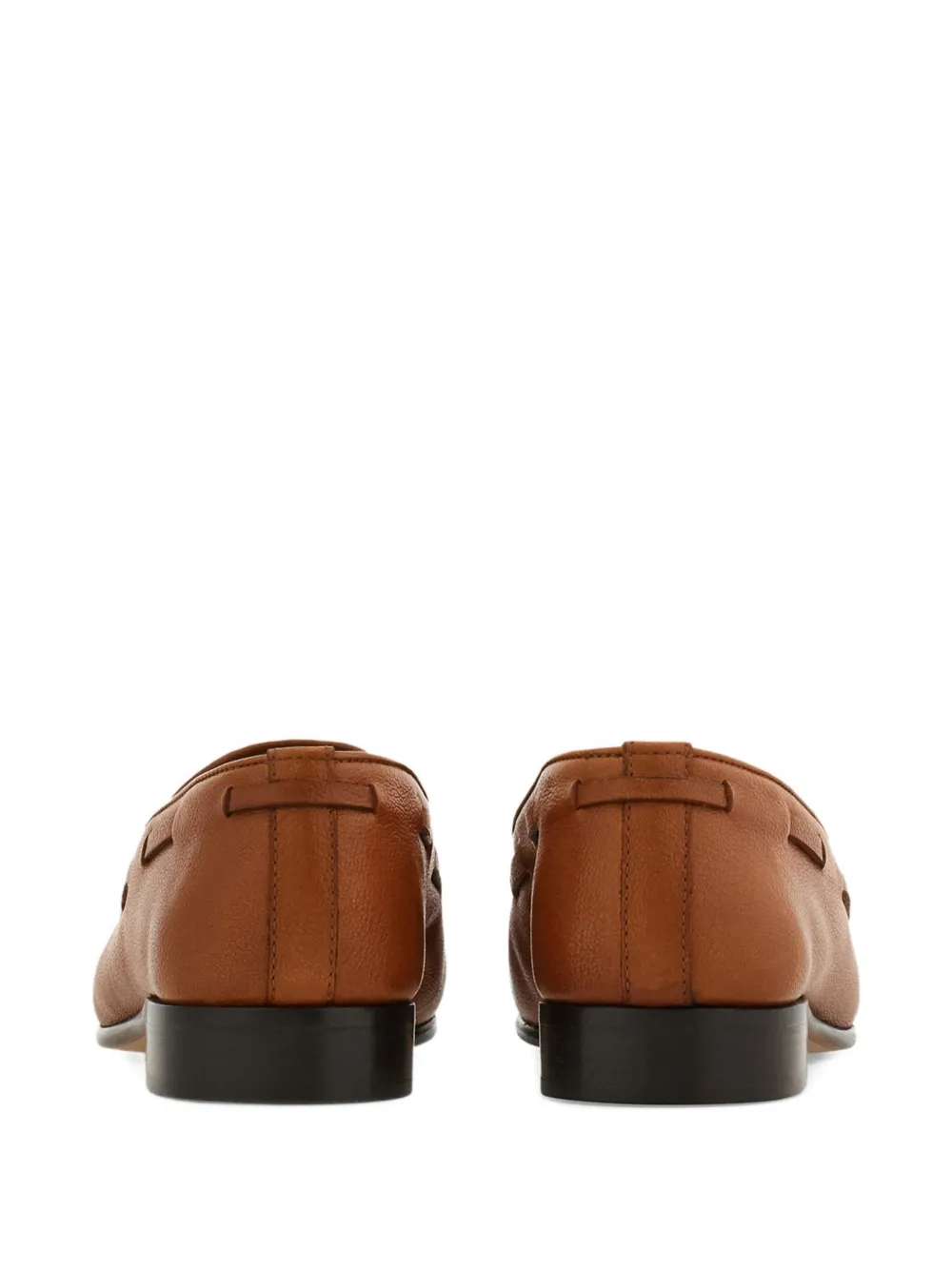 Ferragamo Loafer With Tassel Detail In Brown