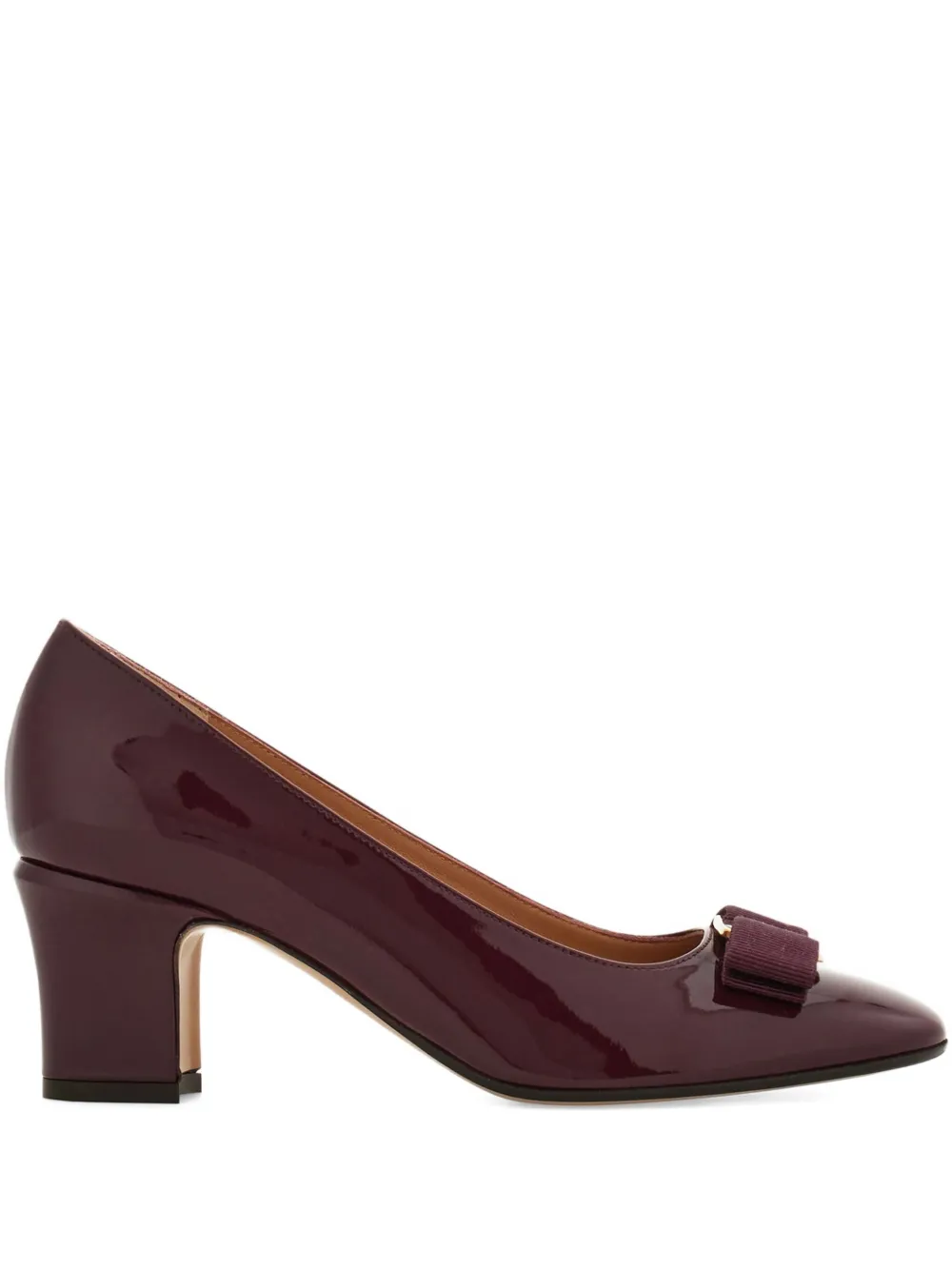 Ferragamo 40mm Vara Bow pumps Paars
