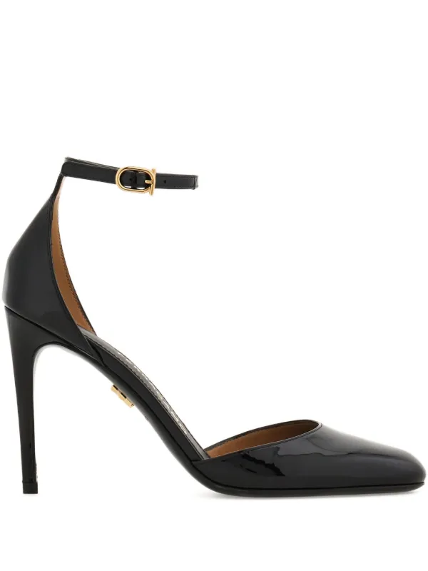 Ferragamo Patent-leather Pumps in Black