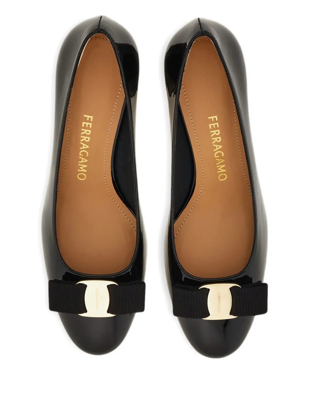 Ferragamo 50mm Vara Bow pumps Zwart