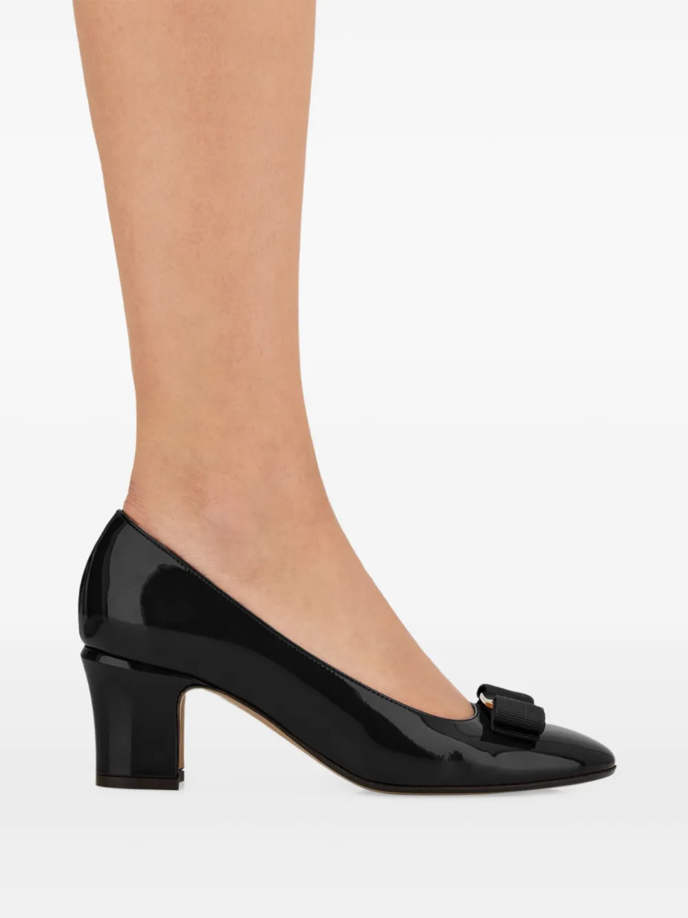 Ferragamo 50mm Vara Bow pumps Zwart