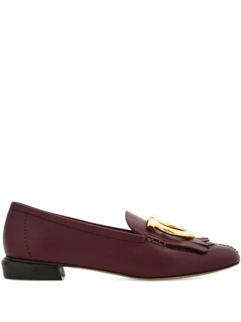 Ferragamo Gancio fringe-detail loafers