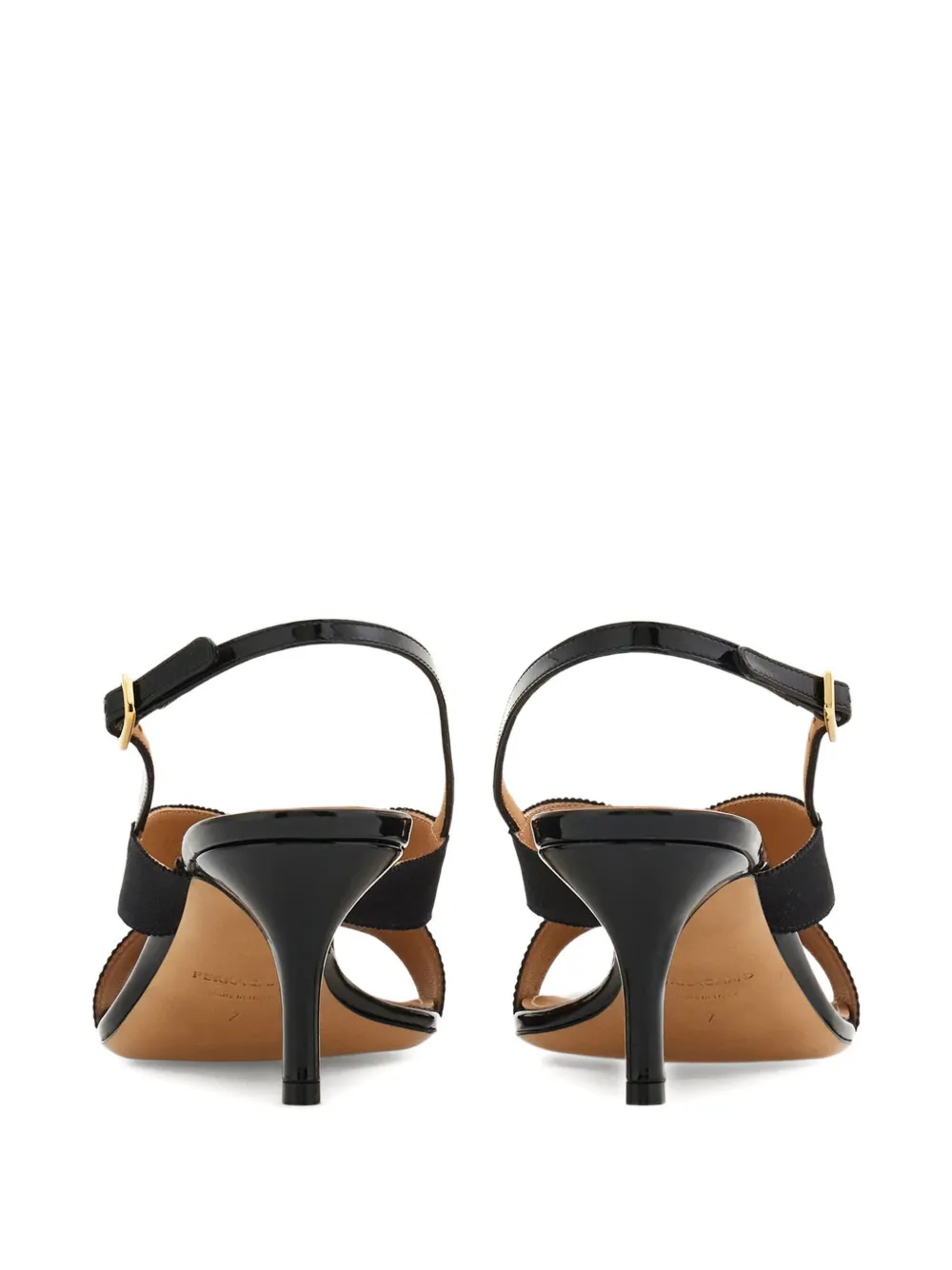 Ferragamo 50mm Bow-detail Heeled Sandals In Black
