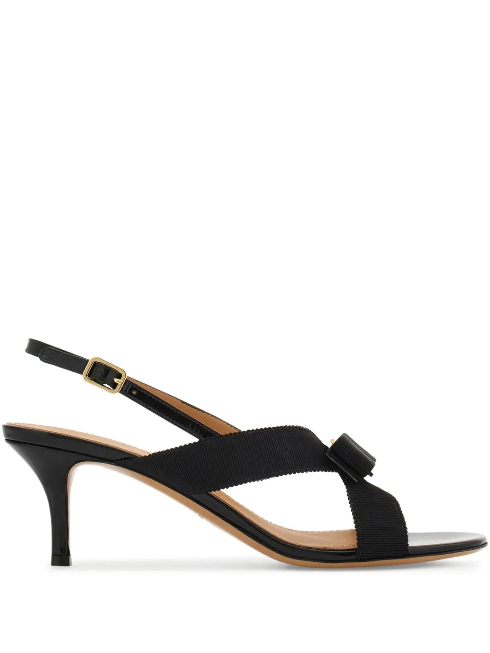 Ferragamo Sandali con fiocco 50mm - Nero