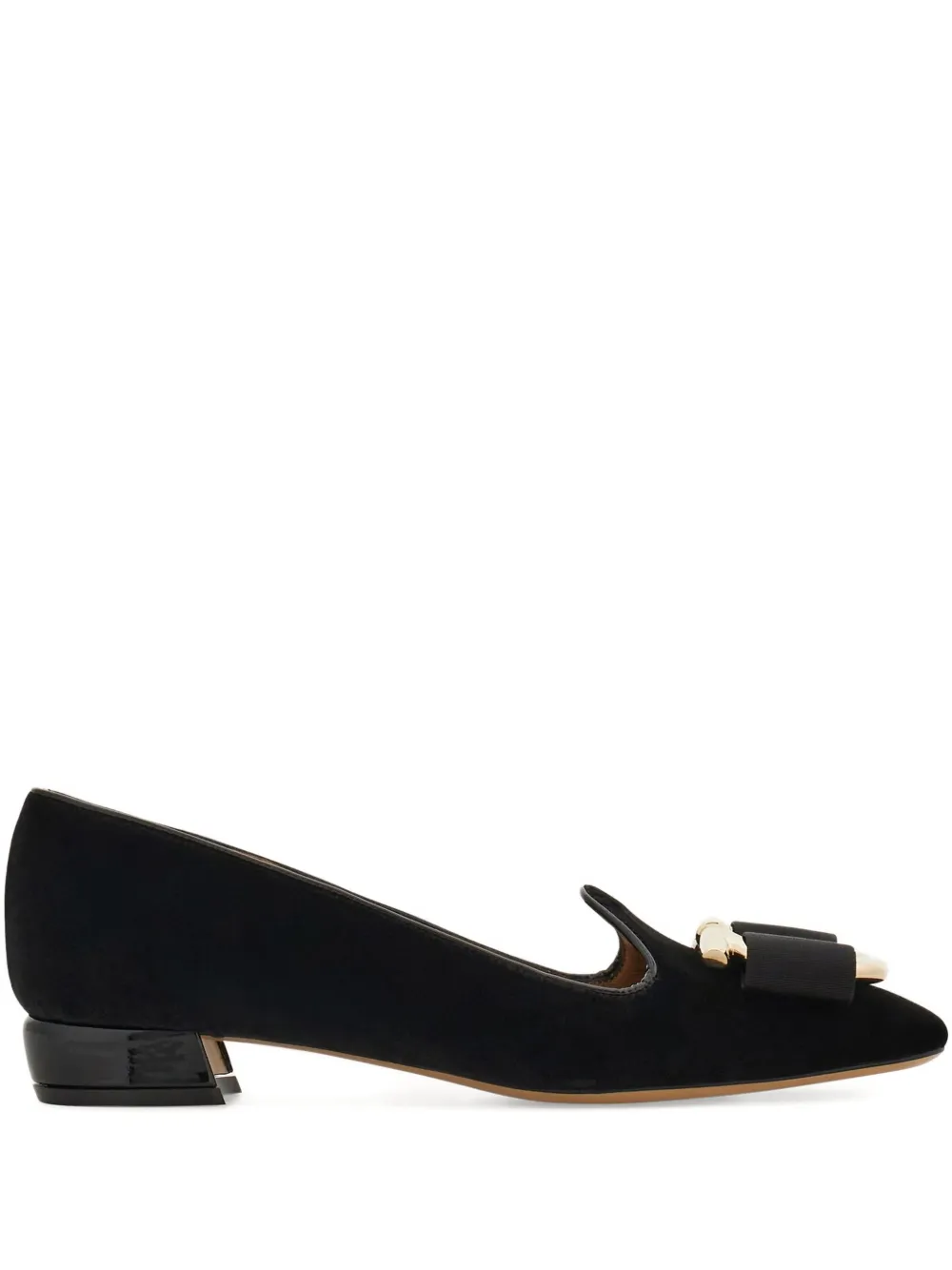 Ferragamo Pumps verfraaid met gancini-kralen Zwart