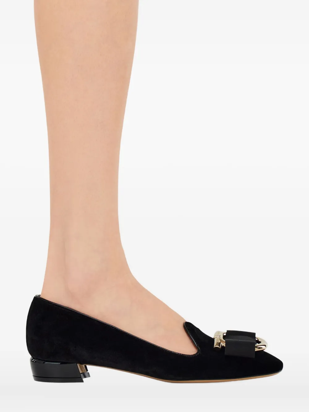 Ferragamo Pumps verfraaid met gancini-kralen Zwart