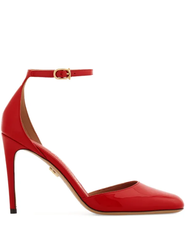 Ferragamo エナメルレザー パンプス | レッド | FARFETCH JP
