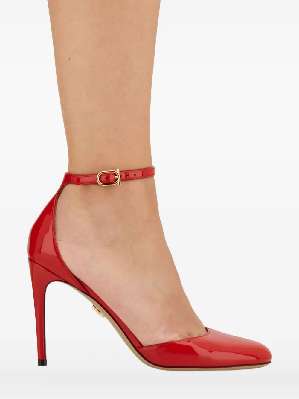 Ferragamo Lakleren pumps Rood