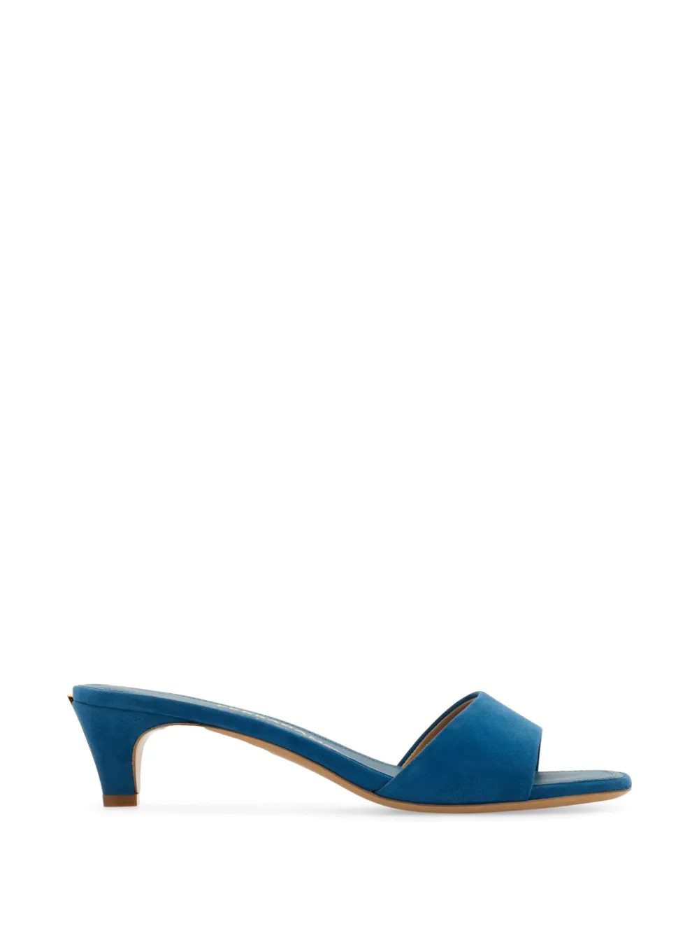 Ferragamo low heeled mules - Blue