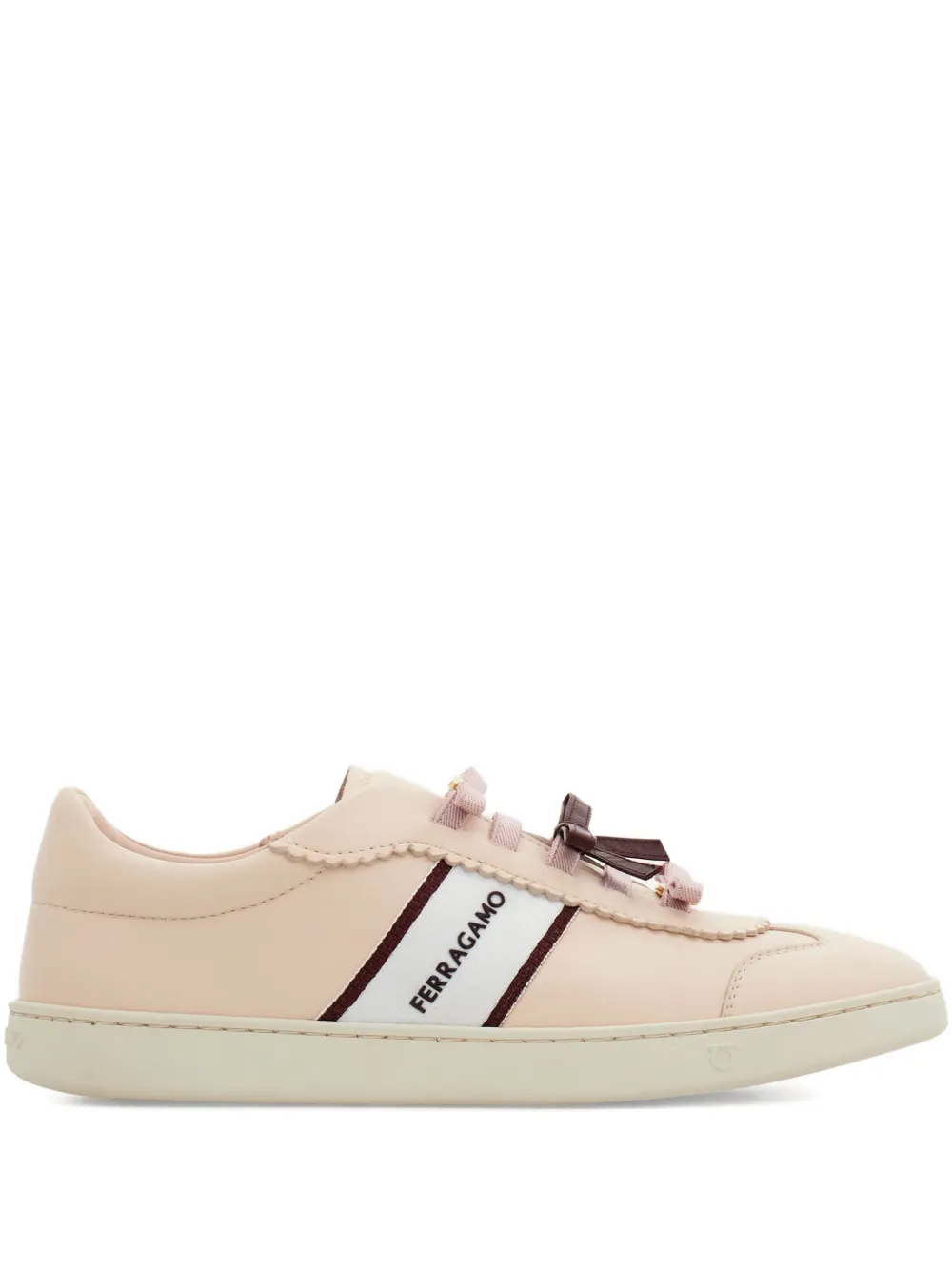 Ferragamo mini-bow-detail sneakers - Pink