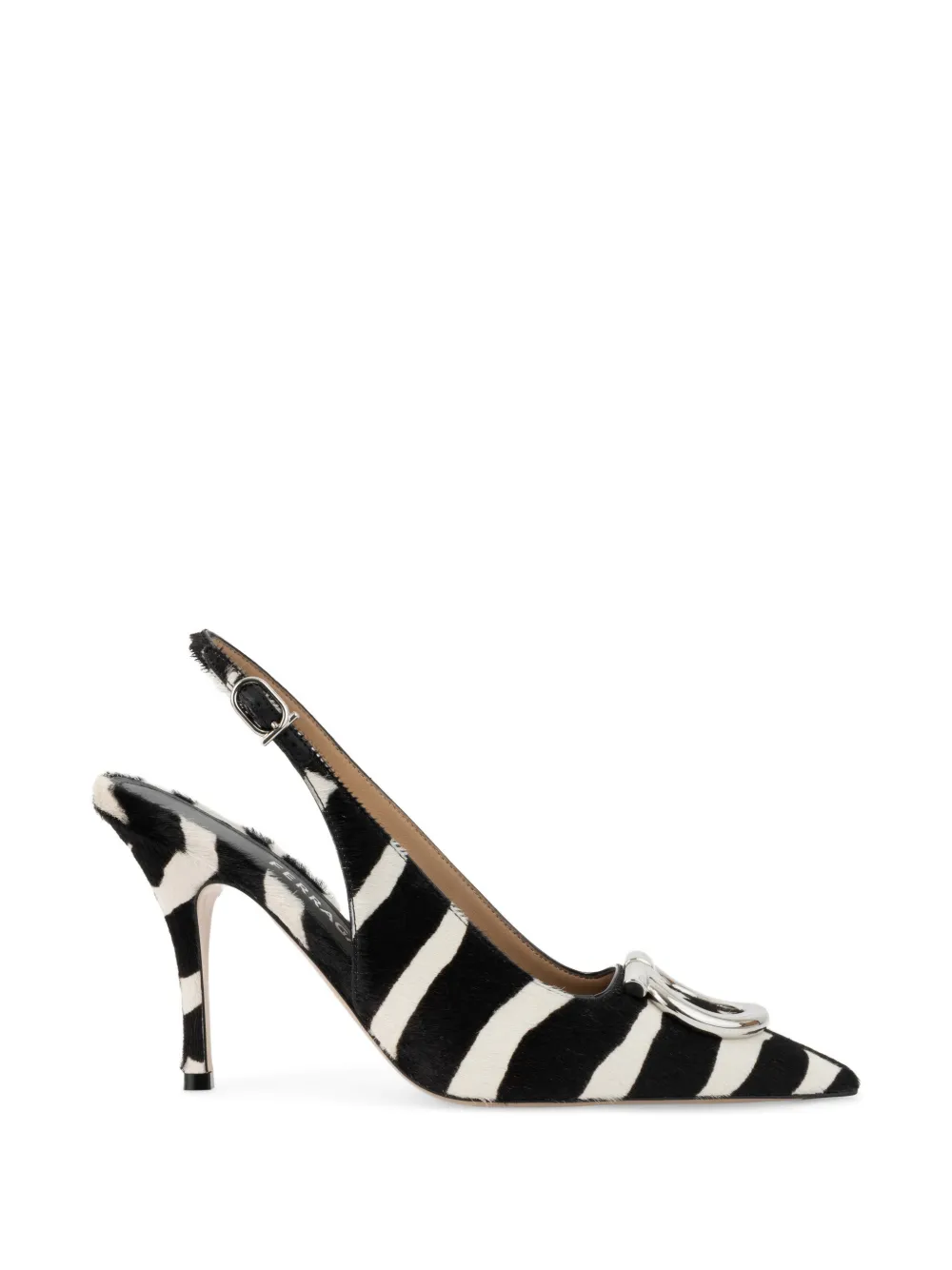 Ferragamo Maxi Gancini slingback pumps - Black