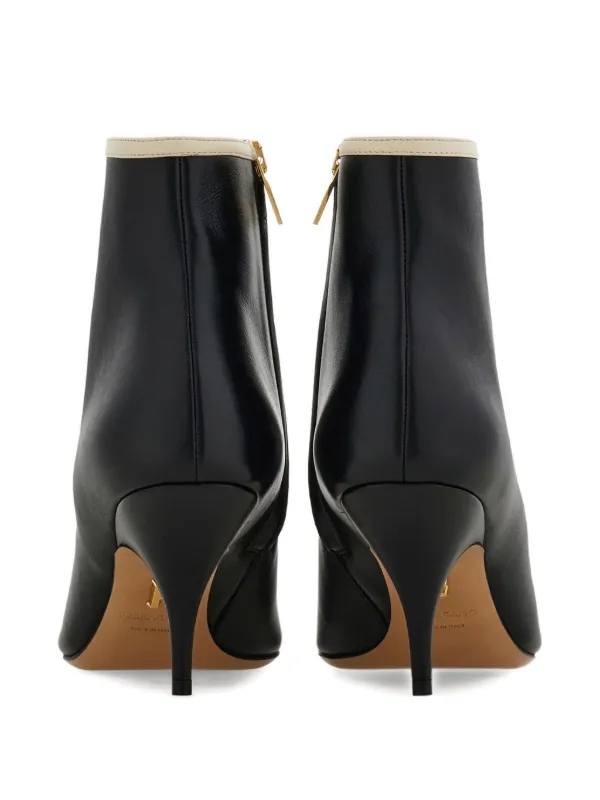 Ferragamo リボンディテール アンクルブーツ | ブラック | FARFETCH JP
