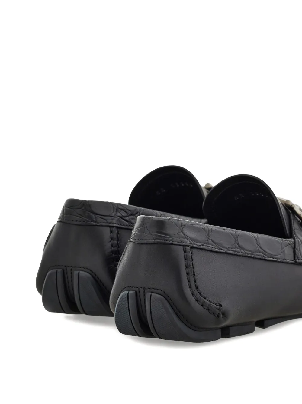 Ferragamo Loafers met Gancini-gesp Zwart