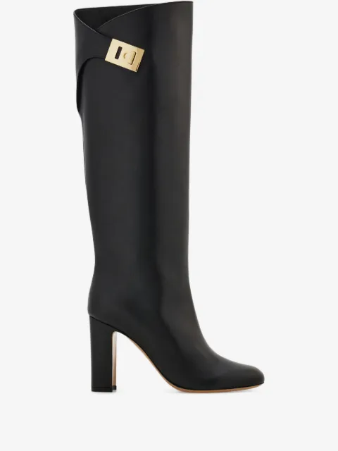 knee high boots with Hug buckle detail