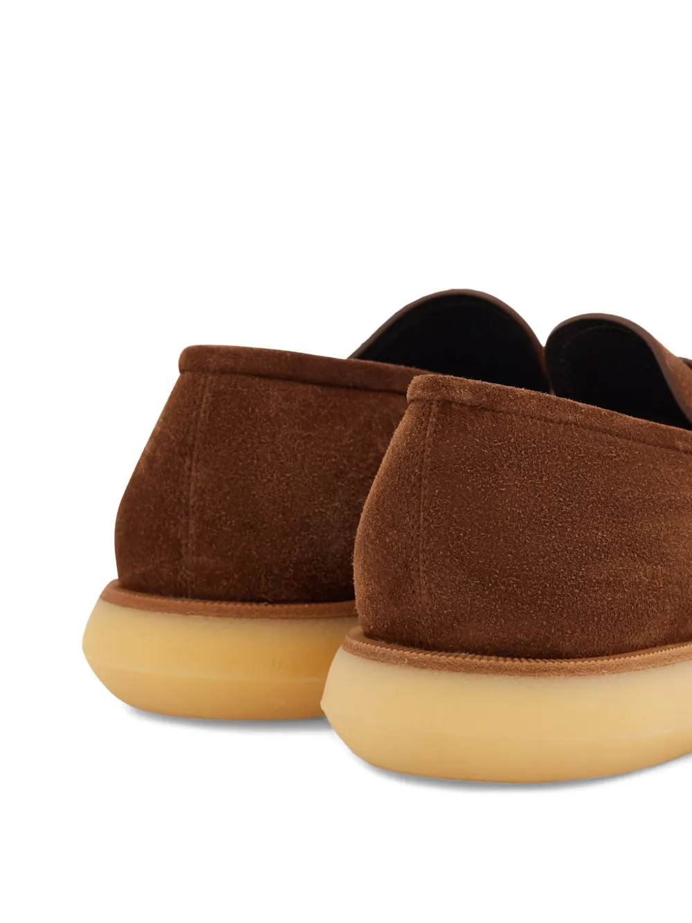 Ferragamo Loafers met Gancini-plakkaat Bruin