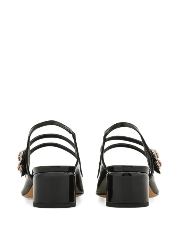 Ferragamo メリージェーン パンプス | ブラック | FARFETCH JP